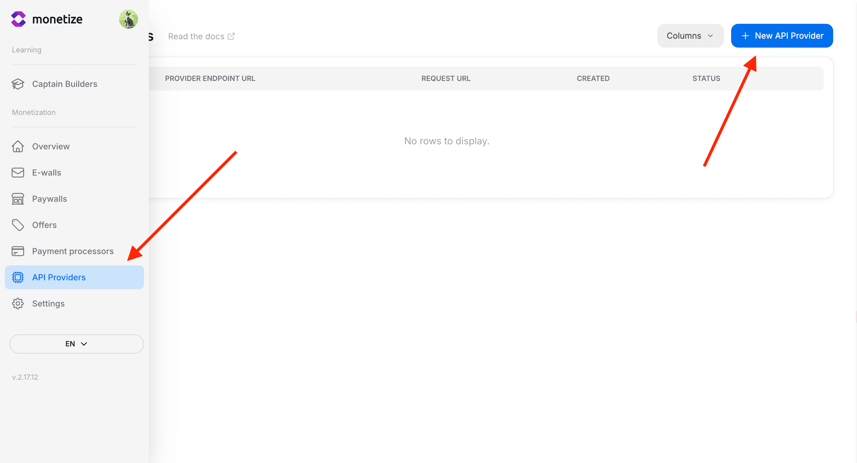 Create API Provider