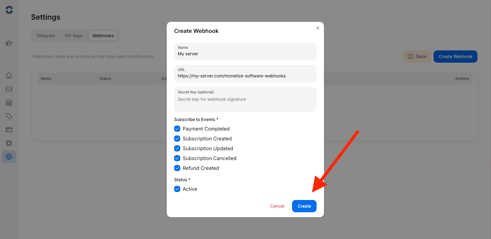 Save Webhook